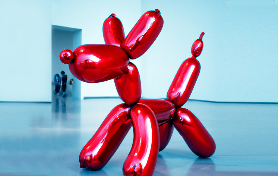 UX and CX Differences Balloon Dog image generated with Dall-E